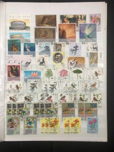 Worldwide  Stamp Stock Book San Marino, Thrace, Vietnam and Lots More Great Deal