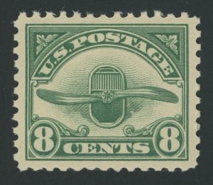 USA C4 - 8 cent Propeller - XF Mint never hinged with clean APS Certificate