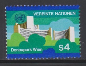 United Nations - Vienna, 4s Donaupark (SC# 3) MNH