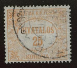 Hungary Scott o12 Used from 1921-1923 Official set