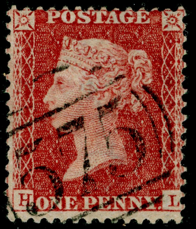 SG40, 1d rose-red, LC14, FINE USED. Cat £12. HL