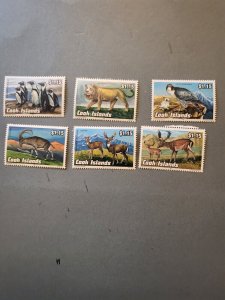 Stamps Cook Islands Scott #1119-24 nh