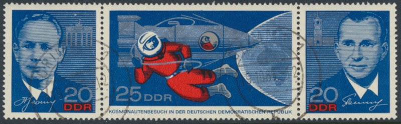 German Democratic Republic  SC# 794a  Used Space Russian visit see scans