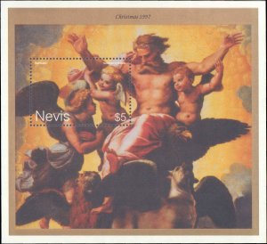 Nevis #1040-1047, Complete Set(8), 6 Stamps + 2 Souvenir Sheets, 1997, Christ...