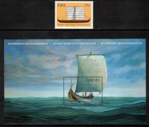 IRELAND 2007 Viking Ship; Scott 1748-49, SG 1863-64; MNH