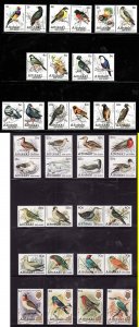 Aitutaki-Sc#215-46D- id7-unused NH set-Birds-1981-82-