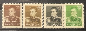 1960 Definitive set, 4 Value, MNH, VF