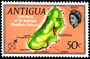 Antigua #221-223, Complete Set(3), 1969, Maps, Never Hinged