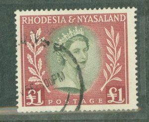 Rhodesia & Nyasaland #155 Used Single