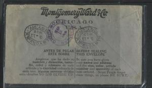 LEEWARD ISLANDS  (P1104B) 1926  KGV 5D ST KITTS TO MONKEY WARDS, CHICAGO