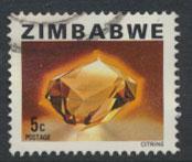 Zimbabwe  SG 579  SC# 417 Used  Citrine  see detail and scan