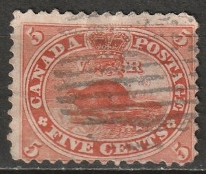 Canada 1859 Sc 15 used