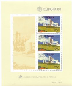 Portugal - Azores 336a  1983  S/S  VF Mint NH
