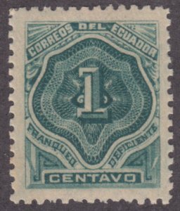 Ecuador J1 Postage Due 1896