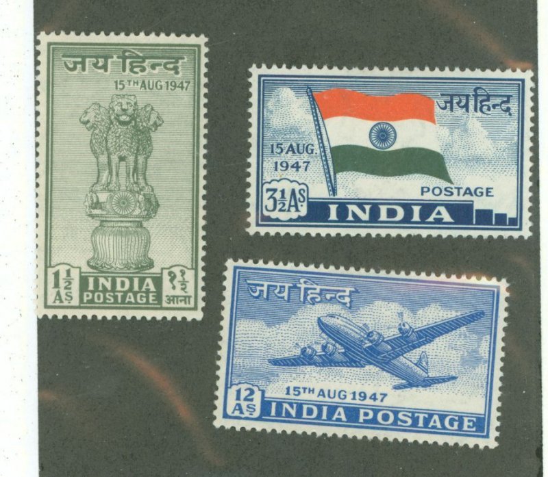 India #200-202 Unused