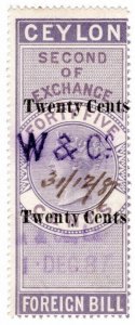 (I.B) Ceylon Revenue : Foreign Bill 20c on 45c OP (Second)