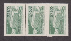 Chile - 1974 - SC 441 - NH - Strip of 3