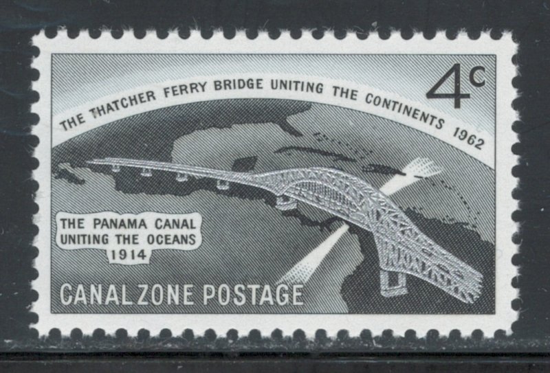 Canal Zone 1962 Opening of Thatcher Ferry Bridge Scott # 157 MNH