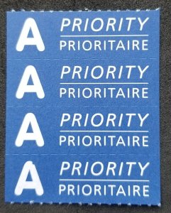 *FREE SHIP Switzerland Post Postal Prioritaire Priority Mail Sticker Label MNH