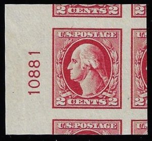 Scott #532 - $400.00 – GEM-OG-NH – PSE cert graded GEM-100J - Plate # Single!!