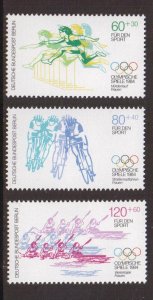 Germany  Berlin   #9NB213-9NB215   MNH  1984  Olympics