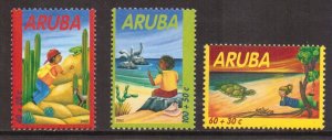 Aruba  #B67-B69   MNH  2002  child  welfare