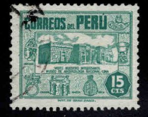 Peru  Scott  438  Used stamp Paris  printing