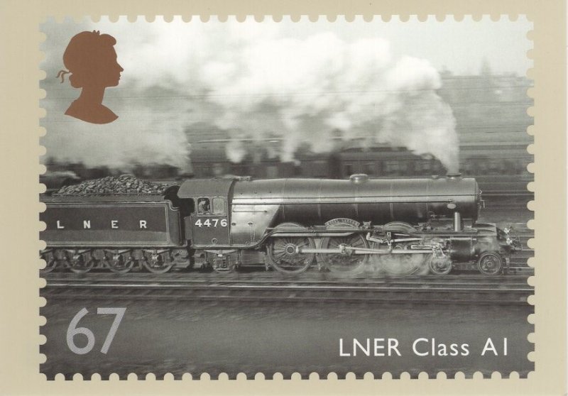Great Britain 2010 PHQ Card Sc 2830 67p LNET Class A1 Locomotive