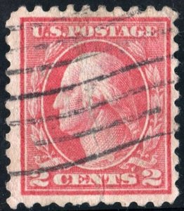 SC#425 2¢ George Washington Single (1914) Used