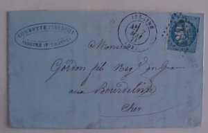 FRANCE 1871  LSS OIRE # 44 CAT $ 60.00