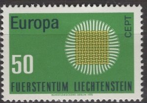 Liechtenstein; 1970: Sc. # 470, MNH Cpl. Set