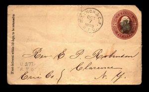 1885 R. Lynch & C. F. RPO Cover / Minor Creasing - L25535