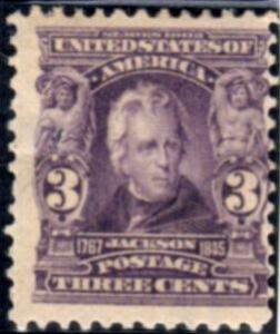 US Stamp #302 Mint - Andrew Jackson - First Regular Issue