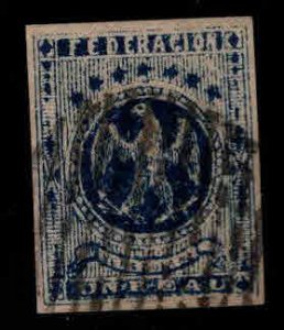 Venezuela  Scott 13 Blue 18x22 mm nice color centering and cancel.