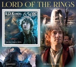 Stamps. Cinema. The Lord of the Rings 2023 year 6 sheets perforated MNH**