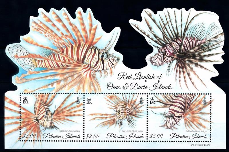 [66844] Pitcairn Islands 2015 Marine Life Fish Souvenir Sheet MNH