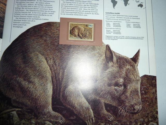 1993 United Nations Endangered Species annual stamp collection 