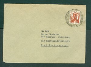 Germany. Saar 1948 Cover. St. Ingbert. 6Fr. Sc. 195. Adr: Heidelberg, Germany