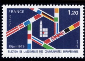 France Scott 1650 MNH**  1979 Elections stamp