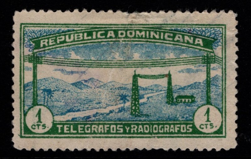 Dominican Republic 1c Radio Tax Revenue Used - S37622