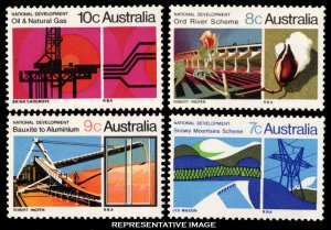 Australia Scott 483-486 Mint never hinged.