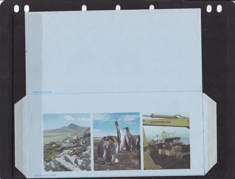  Falkland Islands Mount Pleasant Airport Opening 26p Aerogramme unused VGC