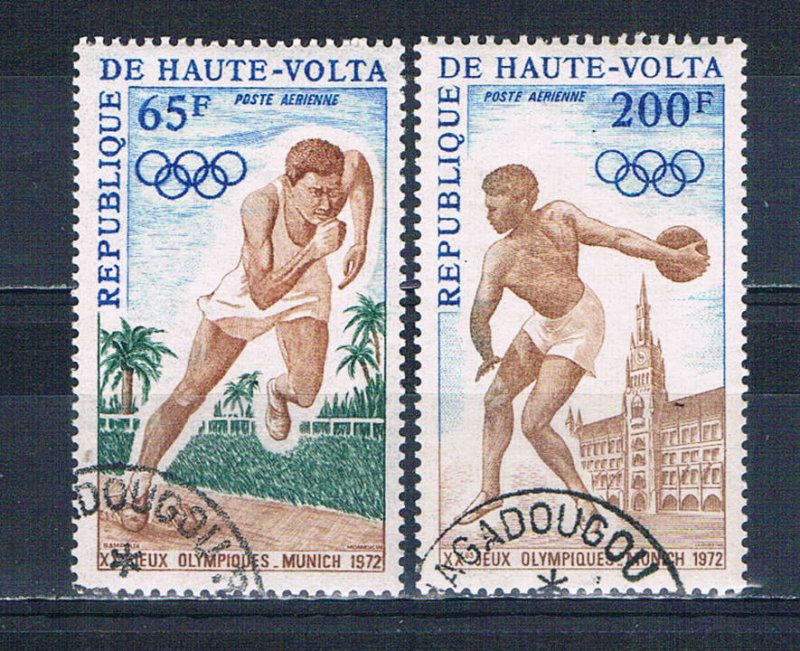 Burkina Faso C102-03 Used set Olympics 1972 (HV0243)