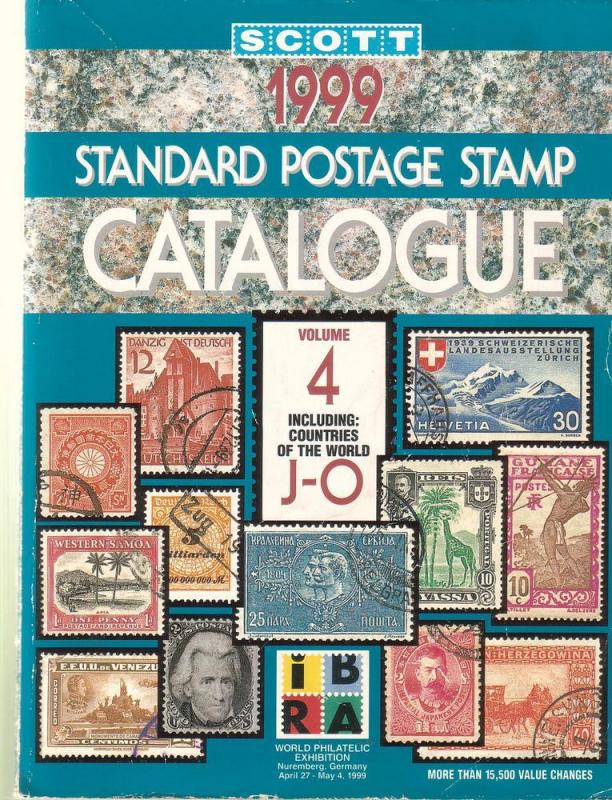 1999- Scott Standard Postage Stamp Catalogue- Vol.(4) J-O