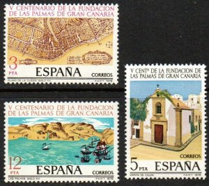 Spain Sc #2105-2107 MNH
