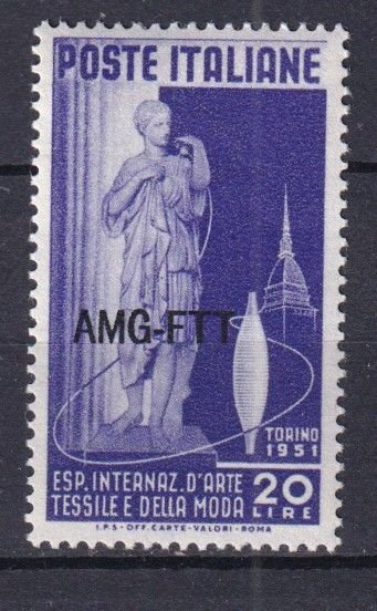 1951 - ITALY - TRIESTE Zone A - Sc#118 - MNH**