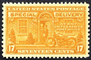 U.S. Mint Stamp Scott #E18 17c Special Delivery, Superb. Never Hinged. A Gem!