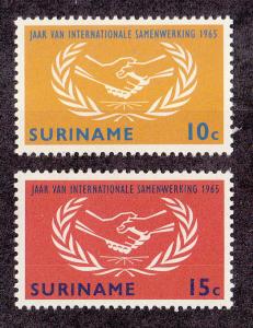 Suriname Scott #317-318 MH