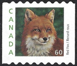 Canada #1879iv 60¢ Red Fox from booklet (2010). Used.