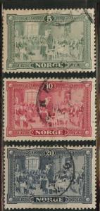 Norway Scott 96-8 complete 1914 set CV$8